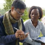 Richie (coordinateur indien) et Pendo (première coordinatrice Mviwata)