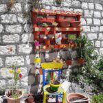 Sicile presentoir à plantes tres coloré